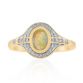 9K Lightning Ridge Crystal Black Opal Gold Ring (Mark Tremonti)