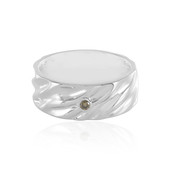 I3 Champagne Diamond Silver Ring (de Melo)