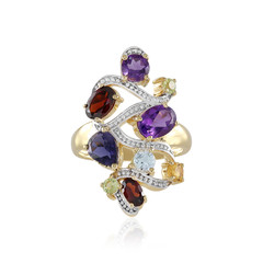 Zambian Amethyst Silver Ring