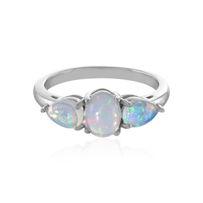 Welo Opal Silver Ring