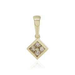 9K I2 Brown Diamond Gold Pendant