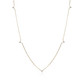 9K Flawless (F) Diamond Gold Necklace