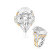 White Quartz Silver Ring (Gems en Vogue)