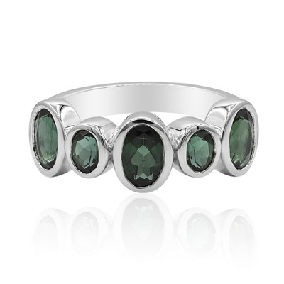 Green Tourmaline Silver Ring (Tenner Diniz)