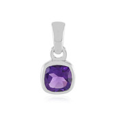 Zambian Amethyst Silver Pendant