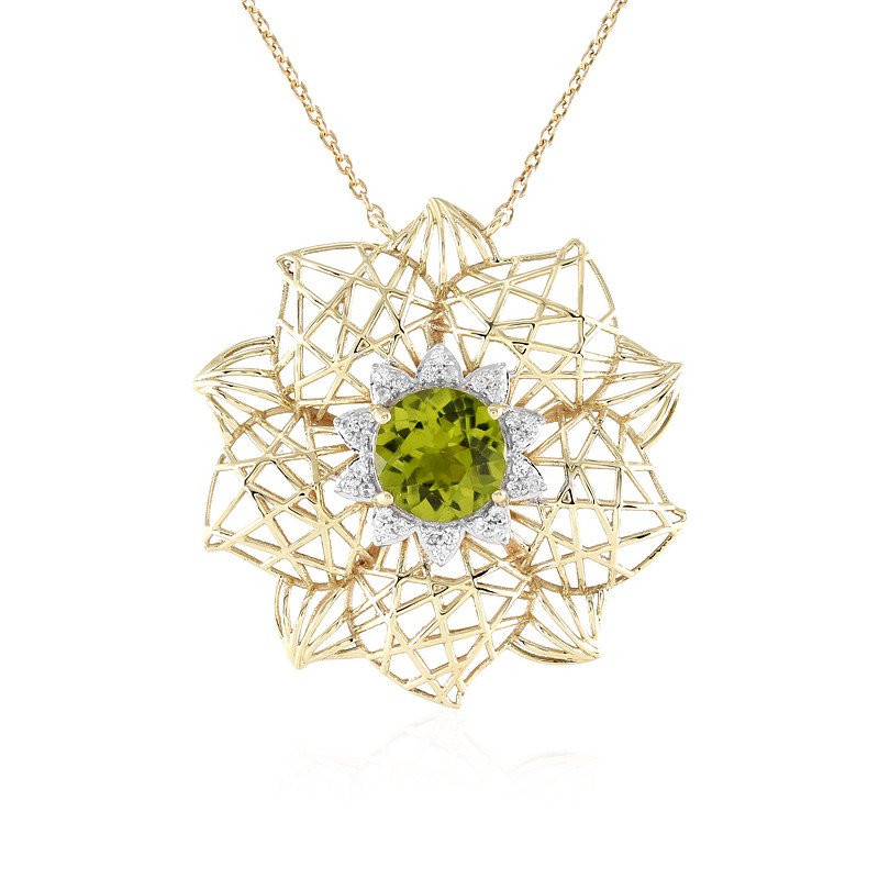 Picture Shows Peridot Necklace at Rs 1800/piece in Jaipur | ID: 25904417433