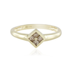 9K I2 Brown Diamond Gold Ring