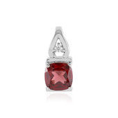 Mozambique Garnet Silver Pendant