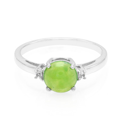 Imperial Chrysoprase Silver Ring