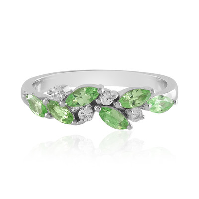 Tsavorite Silver Ring