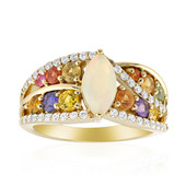 9K Welo Opal Gold Ring (Adela Gold)