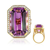 18K Patroke Kunzite Gold Ring (AMAYANI)