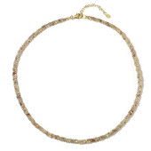 Canary Zircon Silver Necklace