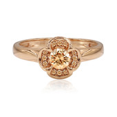 14K SI1 Argyle Rose De France Diamond Gold Ring (Annette)