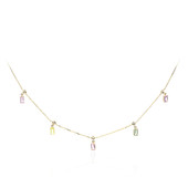 14K Fancy Sapphire Gold Necklace (CIRARI)