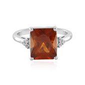 9K Hessonite Garnet Gold Ring