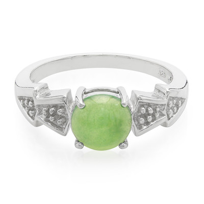 Imperial Chrysoprase Silver Ring