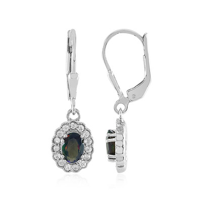 Mezezo Opal Silver Earrings