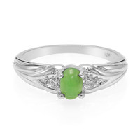 Imperial Chrysoprase Silver Ring