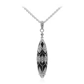 Chrome Marcasite Silver Necklace (Dallas Prince Designs)