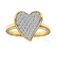 9K SI1 (G) Diamond Gold Ring