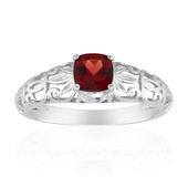 Mozambique Garnet Silver Ring