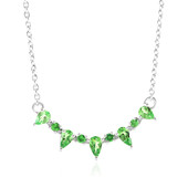 Tsavorite Silver Necklace