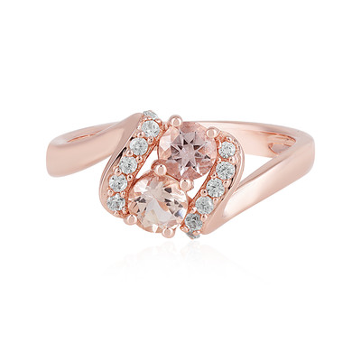 Morganite Silver Ring