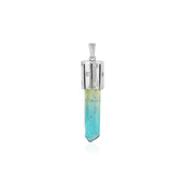 Bi Colour Quartz Silver Pendant (MONOSONO COLLECTION)