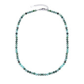 Brazilian Emerald Silver Necklace