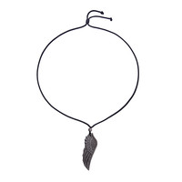 Silver Sheen Obsidian Necklace