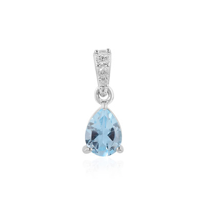 handmade BLUE TOPAZ + .925 sterling silver wire TREE PENDANT – Jewelry by  Glassando