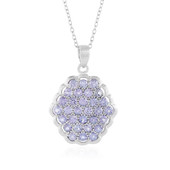 Tanzanite Silver Necklace