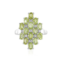 Peridot Silver Ring