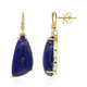 18K Lapis Lazuli Gold Earrings (CIRARI)