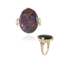 14K Andamooka matrix opal Gold Ring (AMAYANI)