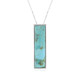 Kingman Blue Mojave Turquoise Silver Necklace (Faszination Türkis)