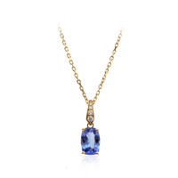 10K Tanzanite Gold Necklace