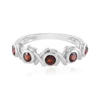 Mozambique Garnet Silver Ring