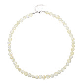 Mother of Pearl Silver Necklace