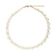 White Freshwater Pearl Silver Necklace