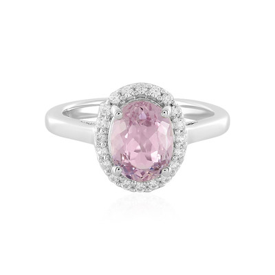 Kunzite Silver Ring