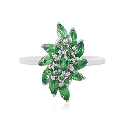 Tsavorite Silver Ring