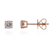 14K I1 (H) Diamond Gold Earrings (CIRARI)