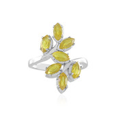 Madagascar Yellow Sapphire Silver Ring