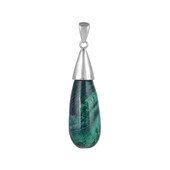 Malachite Silver Pendant