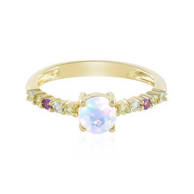 Welo Opal Silver Ring