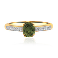 9K Green Queensland Sapphire Gold Ring (Mark Tremonti)