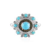 Sleeping Beauty Turquoise Silver Ring