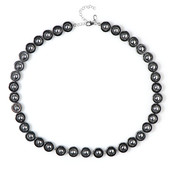 Silver Hematite Silver Necklace